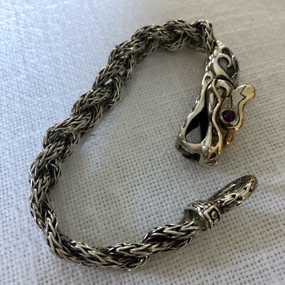 John Hardy
Ruby Naga Legends Woven Dot Bracelet - Picture 3 of 10